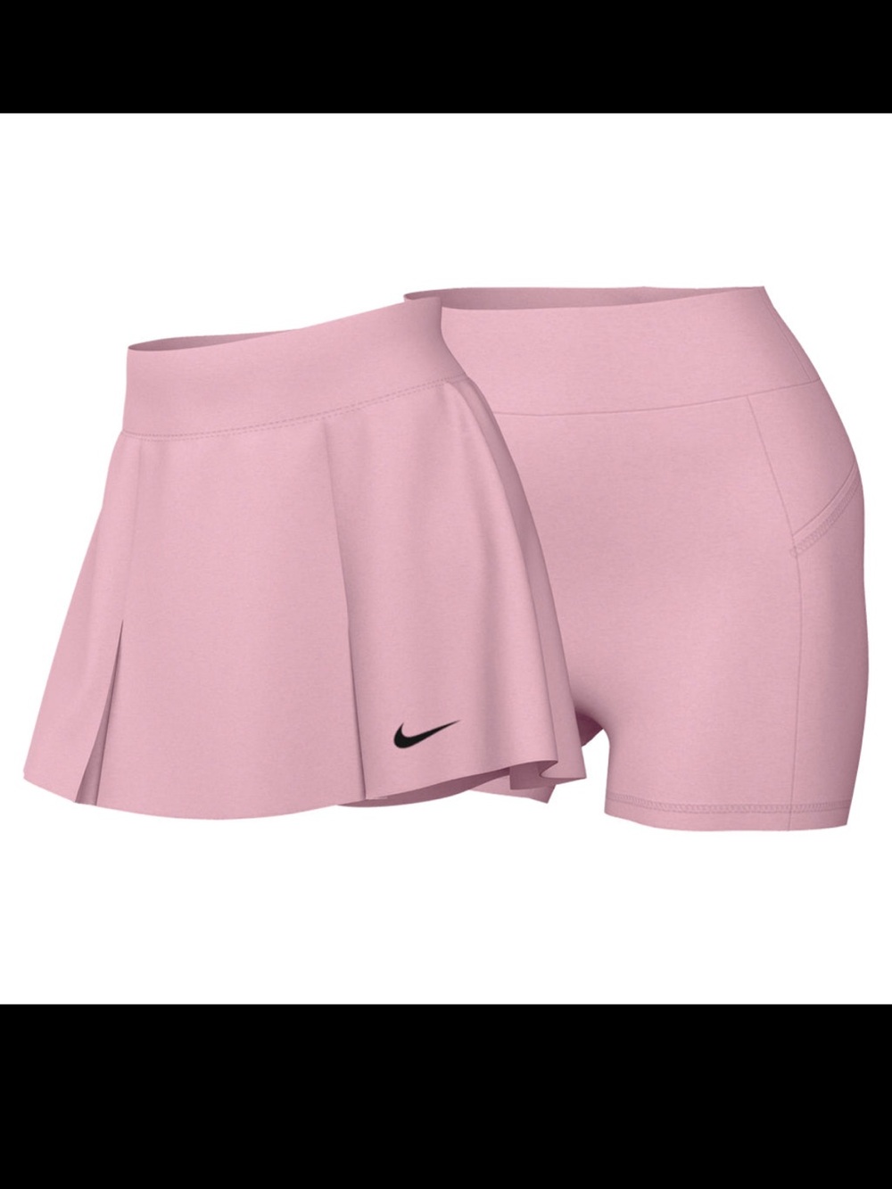 NWT‼️Nike Light Pink Women's Tennis Skirtwith Built-In Shorts
